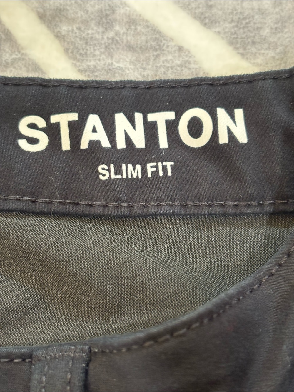DKNY Chinos, Stanton Slim, Black Denim, Men’s 30x30, W30, L30, Logo, Donna Karan - Picture 6 of 10
